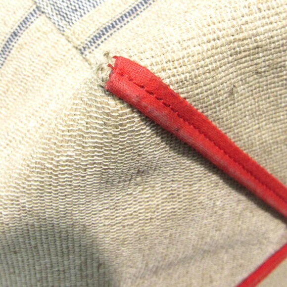 Celine Cabas Phantom Tote Bag Canvas Beige Blue - Picture 5 of 16